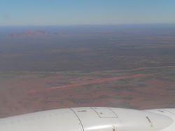 Ayers Rock from air