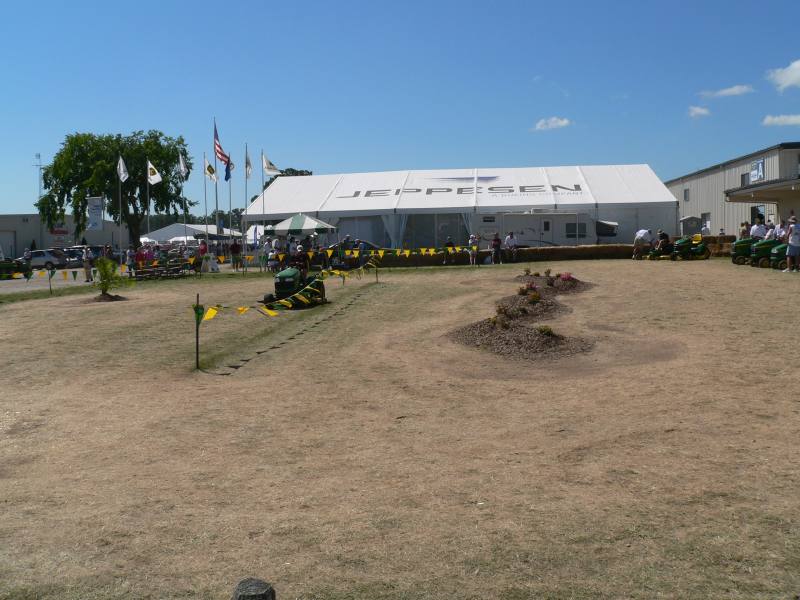 lawn mower test drives