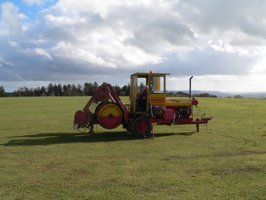 the tractor-winch