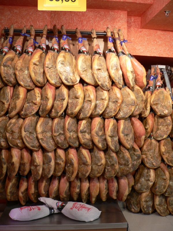 supermarket hams
