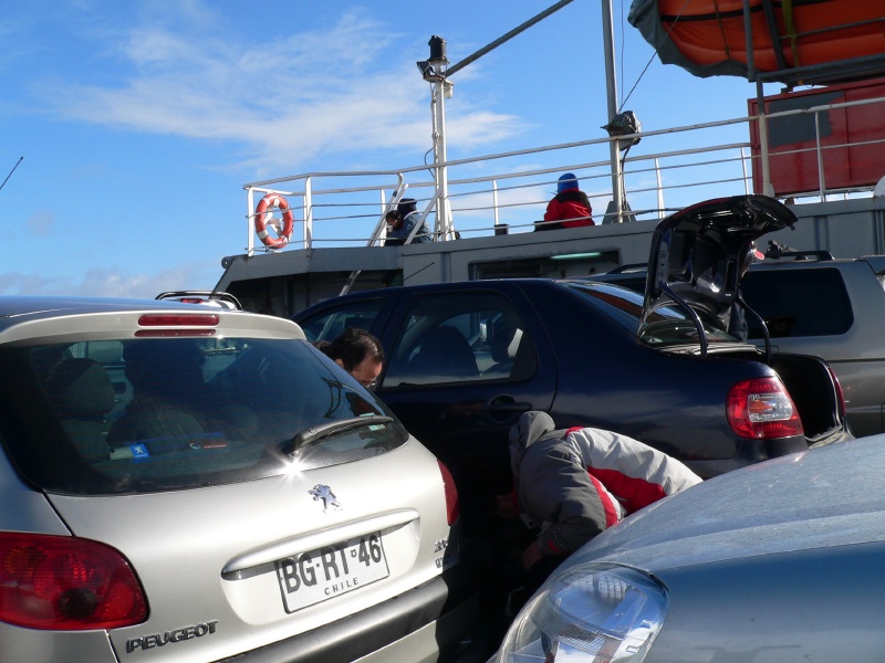 flat tire on the ferry