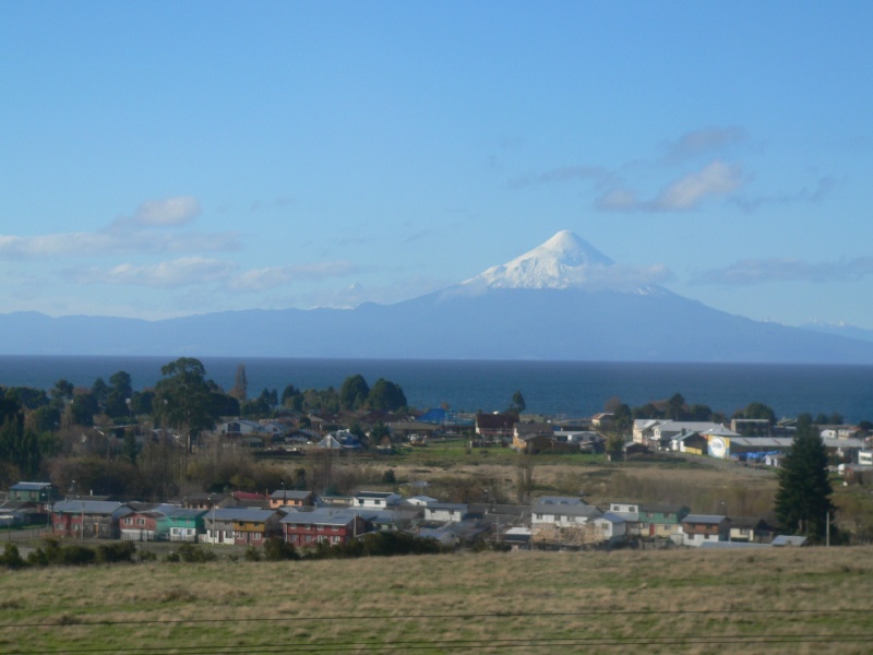 off to Valdivia/Pucon, passing Volcan Osorno