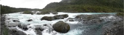 deep blue mountain water