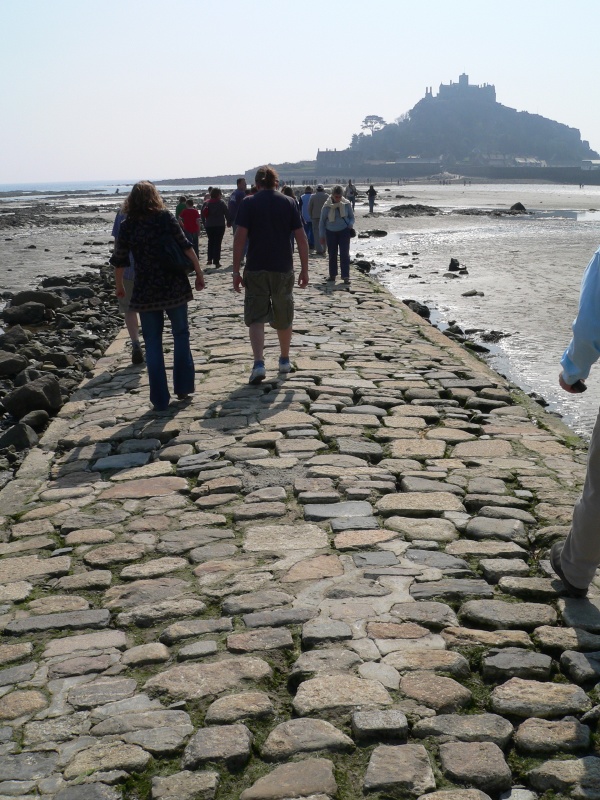 causeway at low tide