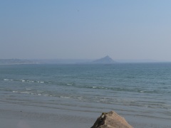 St. 
Michael's Mount in the distance