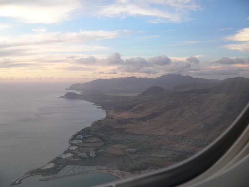 landing in Honolulu