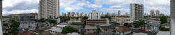 view from Adrian's apt, Waikiki + Diamond Head (left)